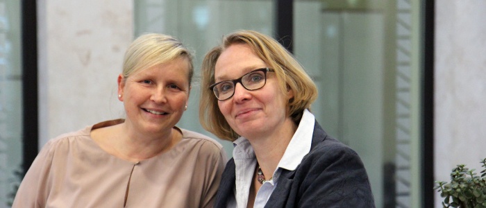v.l.: CEO | Co-Founder Katrin Pape & CFO | Co-Founder Julia Janning