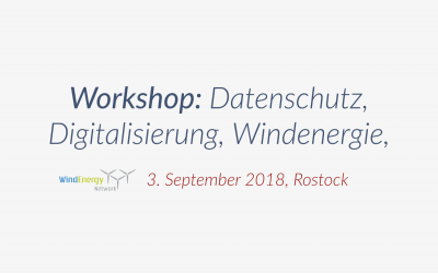WindEnergy Network: Workshop Digitalisierung